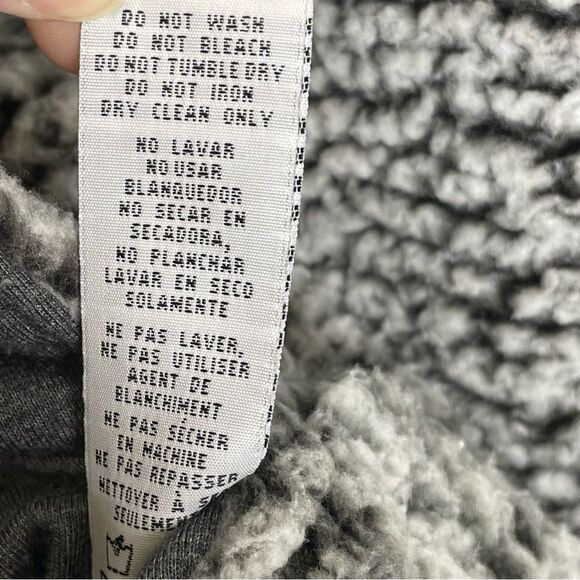 Altar’d State Quarter Zip Sherpa Fleece Pullover Size Large - Picture 14 of 16